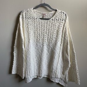 Cream Knit Sweater